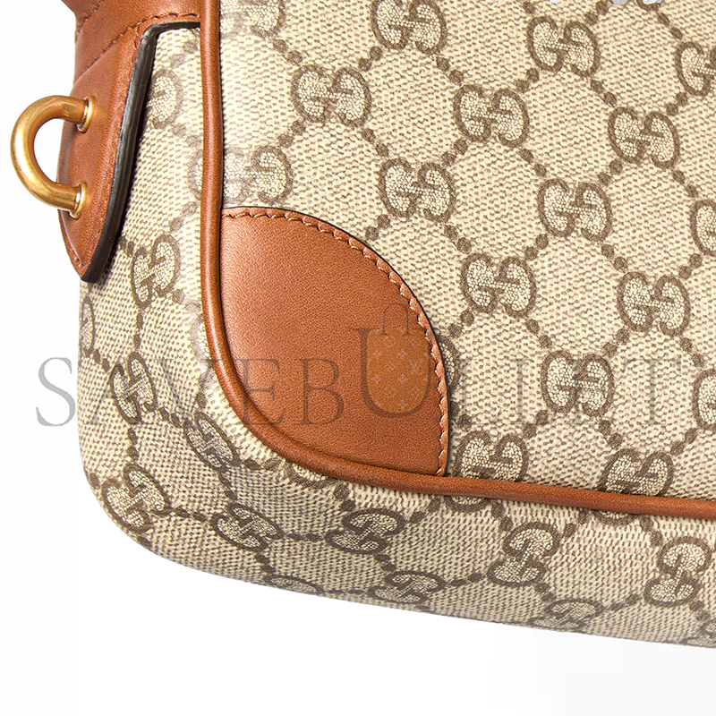 g*u*i gg emblem embossed S*per mini bag 821216 (22*14*6cm)